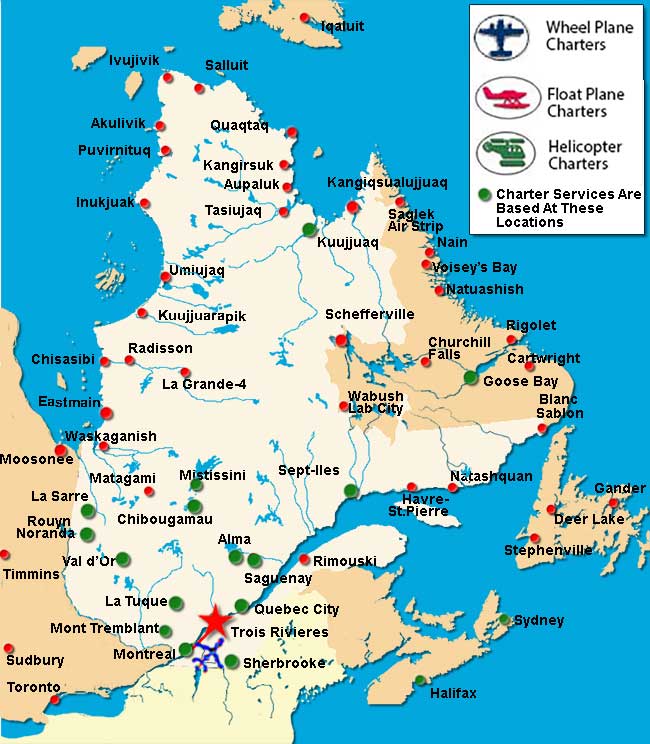 Montreal Charter Flights